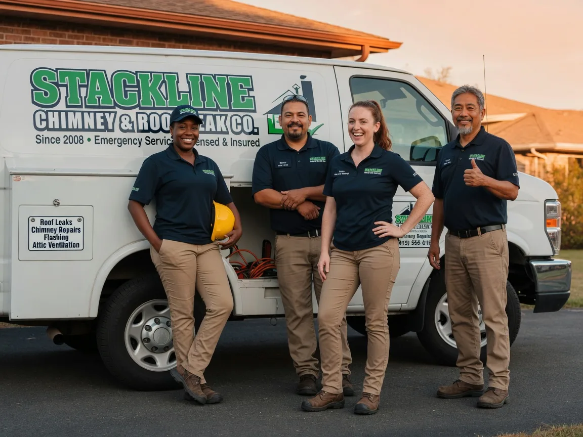 Chimney flashing repair company in Faxon, OK